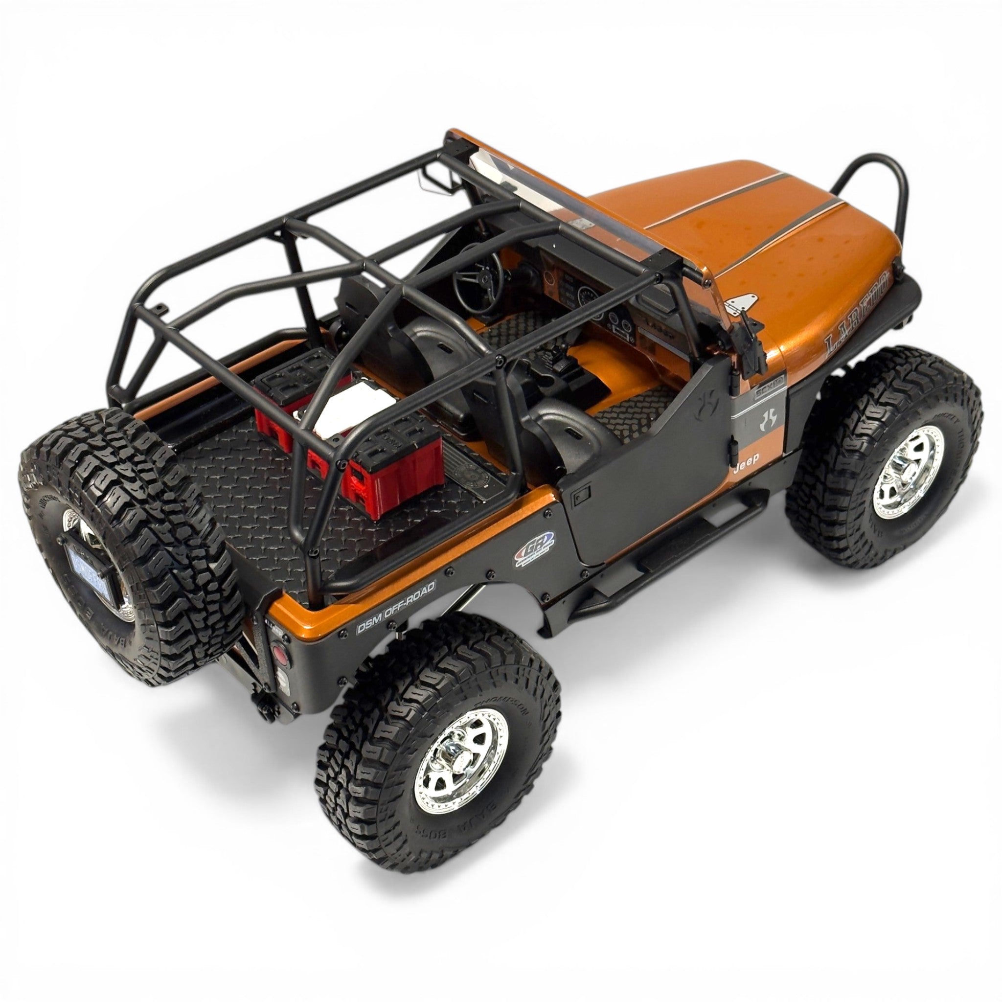 Tub Floor With Tool Boxes & Cooler- Fits Axial® SCX10 III CJ-7