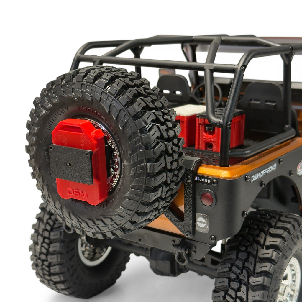 Spare Tire Fuel Can - Fits Axial® SCX10 III CJ-7, SR5