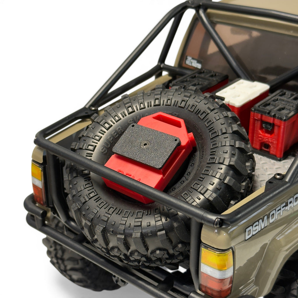 Spare Tire Fuel Can - Fits Axial® SCX10 III CJ-7, SR5