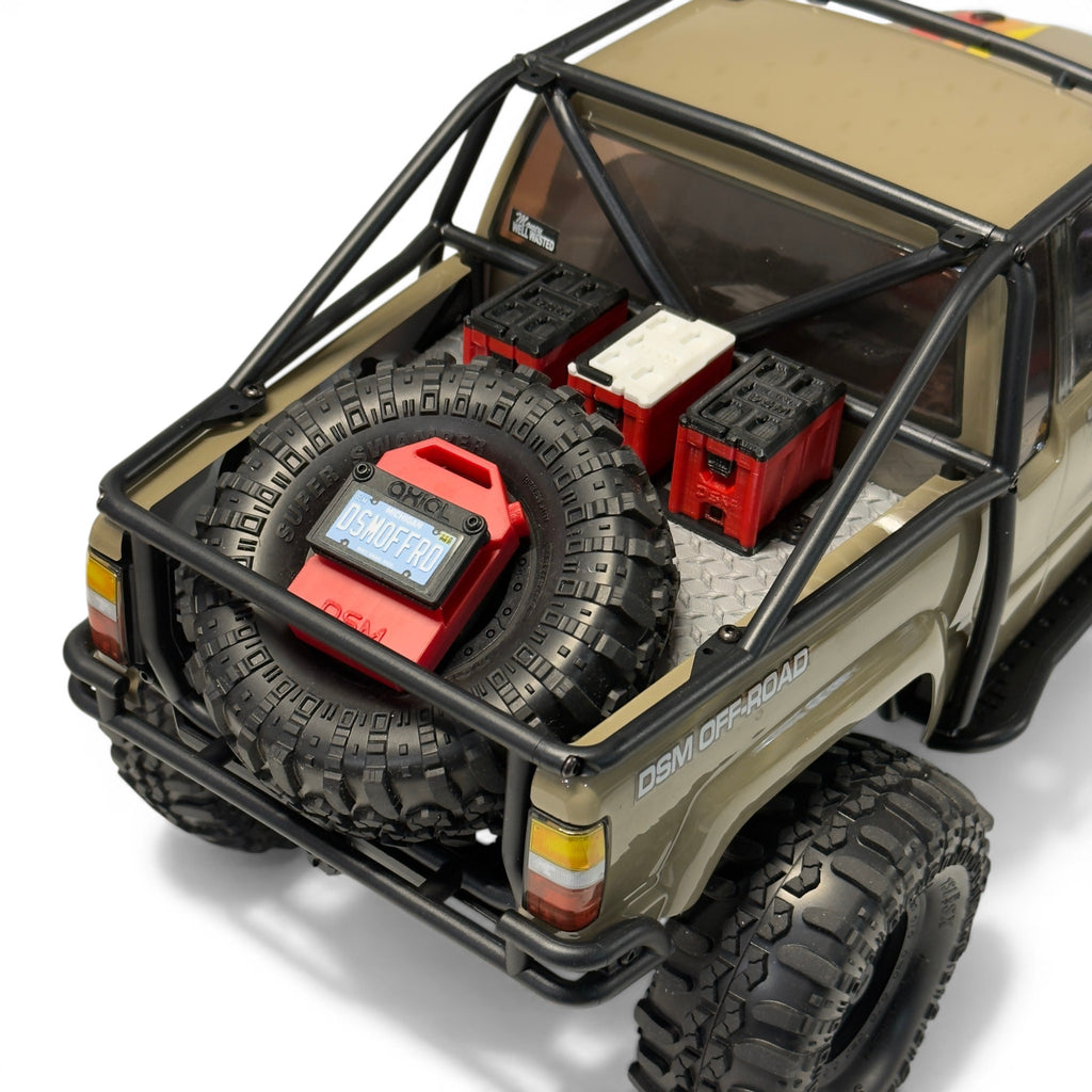 Spare Tire Fuel Can - Fits Axial® SCX10 III CJ-7, SR5