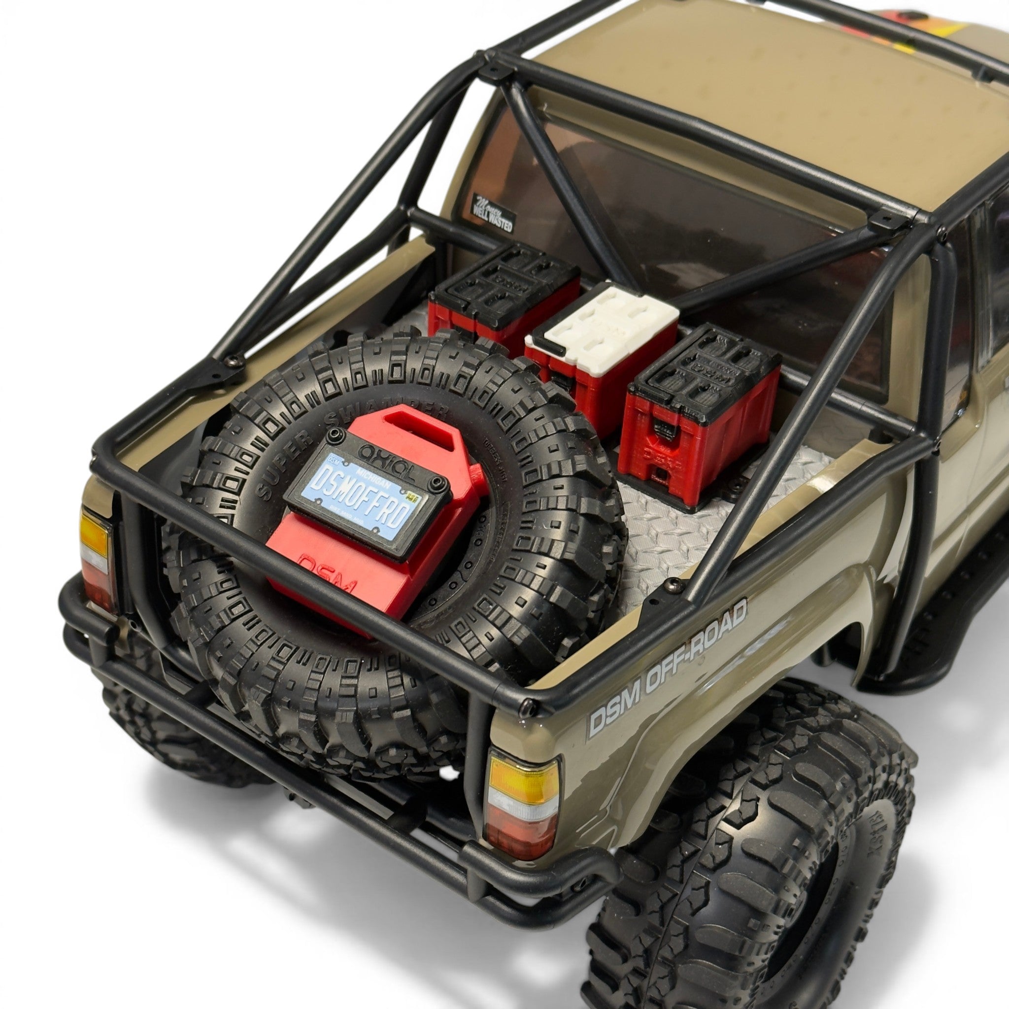 Spare Tire Fuel Can - Fits Axial® SCX10 III CJ-7, SR5