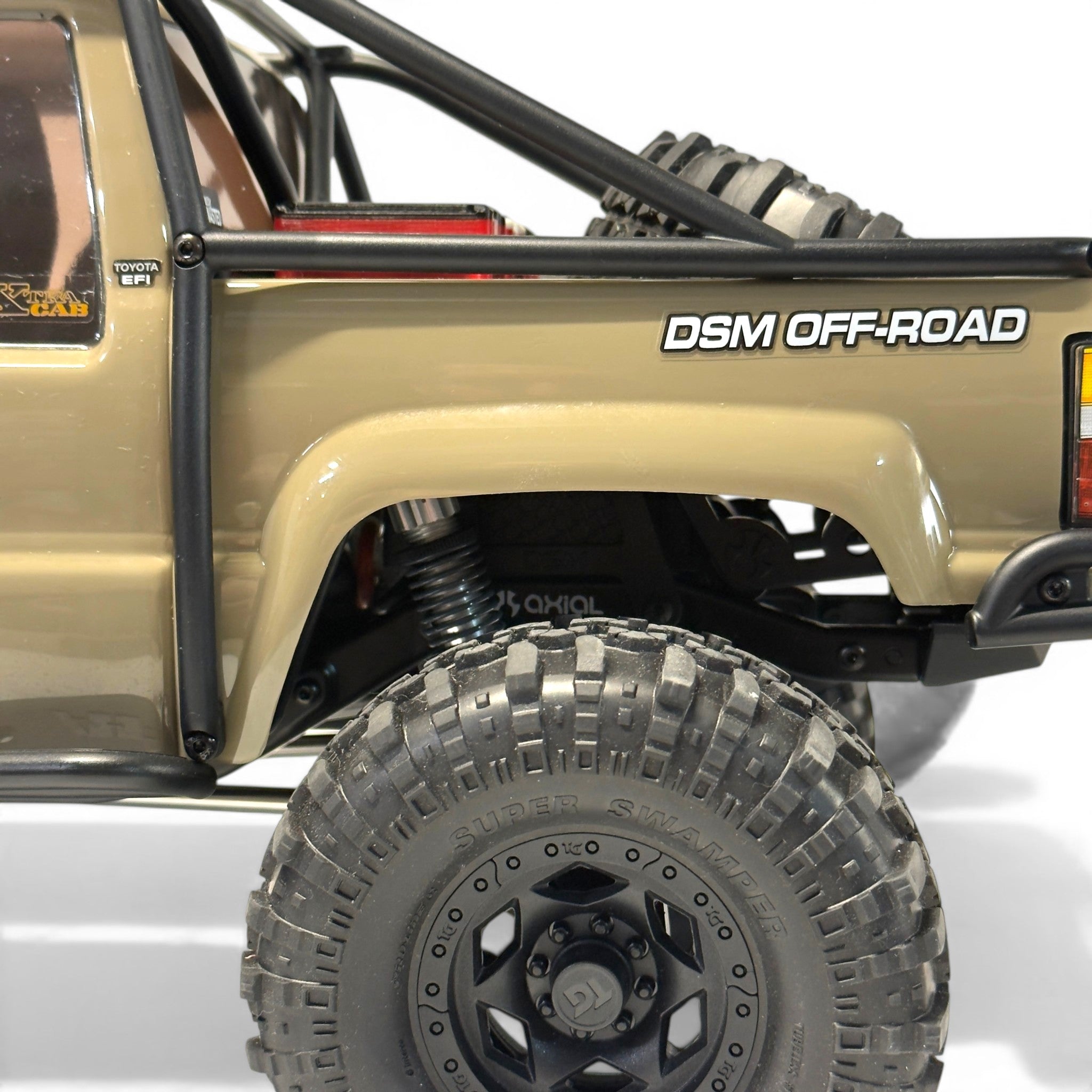 Performance Rear Shock Towers - Fits Axial® SCX10 III 1987 Toyota SR5