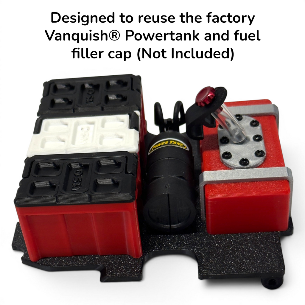 Scale Bed Pack – Tool Boxes, Cooler Radiator & Fuel Cell (Fits Vanquish® H10 Optic)