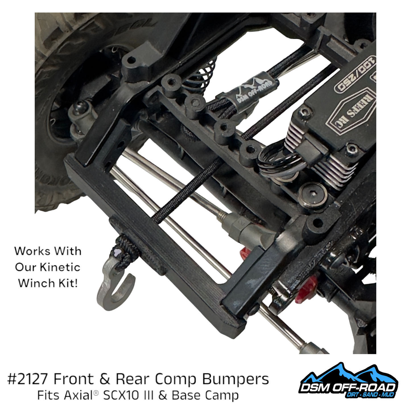 Front & Rear Comp Bumpers (fits Axial® SCX10 III & Base Camp)