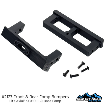 Front & Rear Comp Bumpers (fits Axial® SCX10 III & Base Camp)