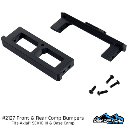 Front & Rear Comp Bumpers (fits Axial® SCX10 III & Base Camp)