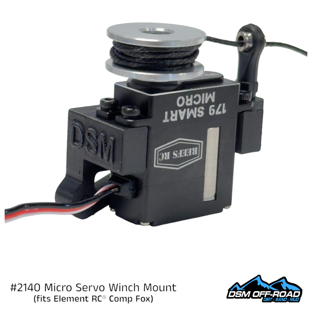 Micro Servo Winch Mount (Fits Element RC® Comp Fox)