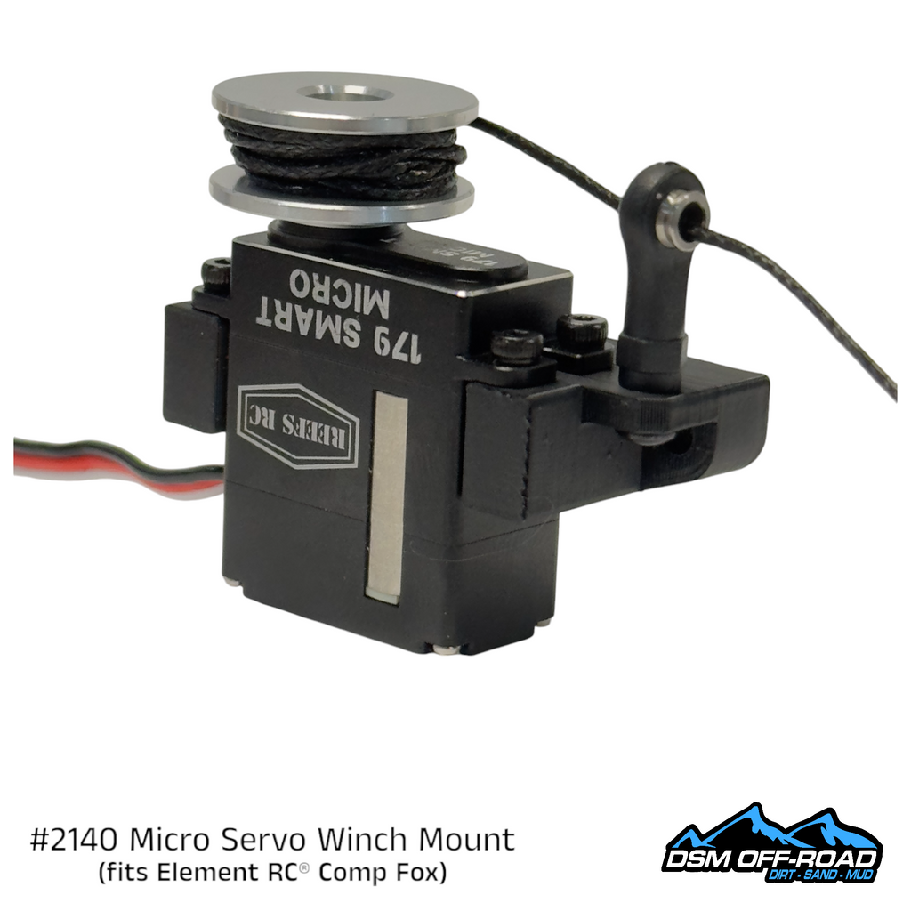 Micro Servo Winch Mount (Fits Element RC® Comp Fox)