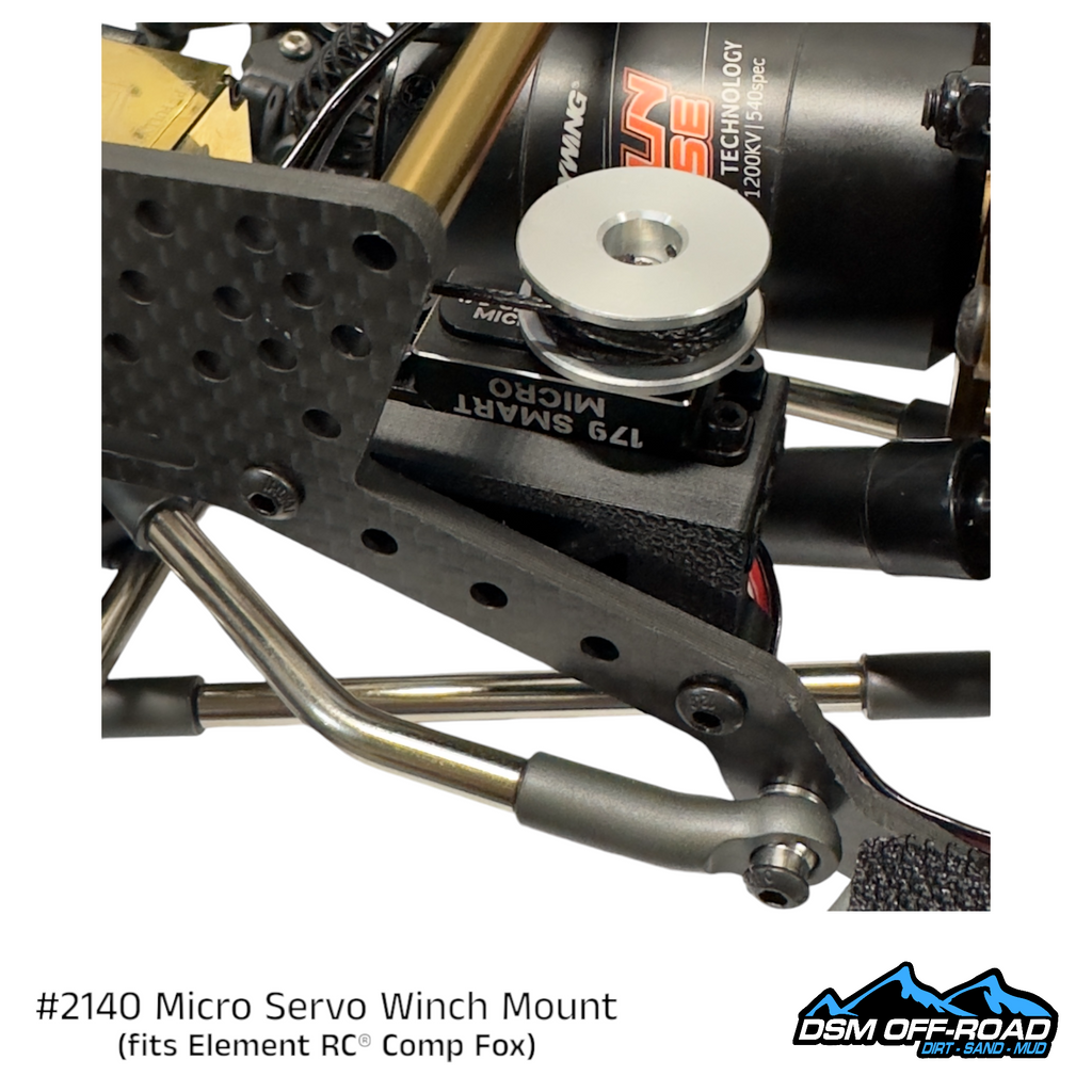 Micro Servo Winch Mount (Fits Element RC® Comp Fox)