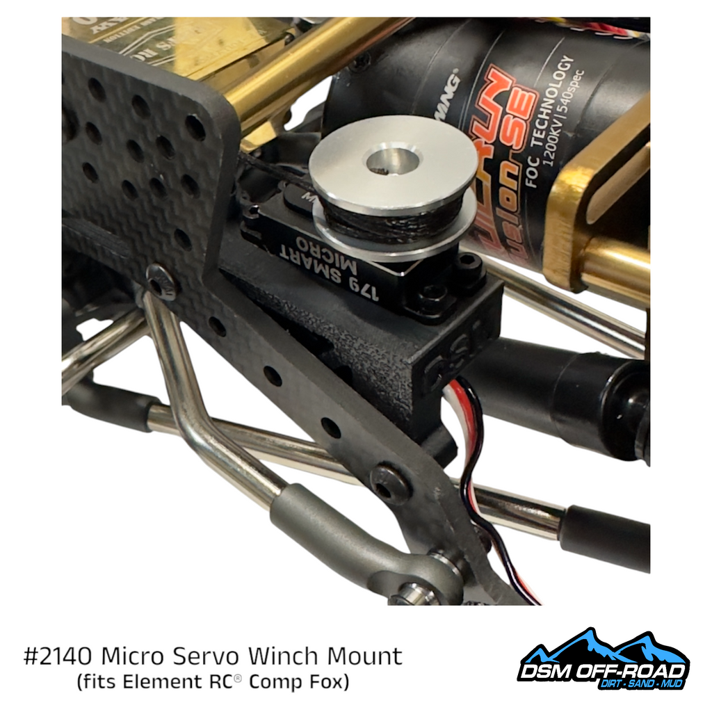 Micro Servo Winch Mount (Fits Element RC® Comp Fox)
