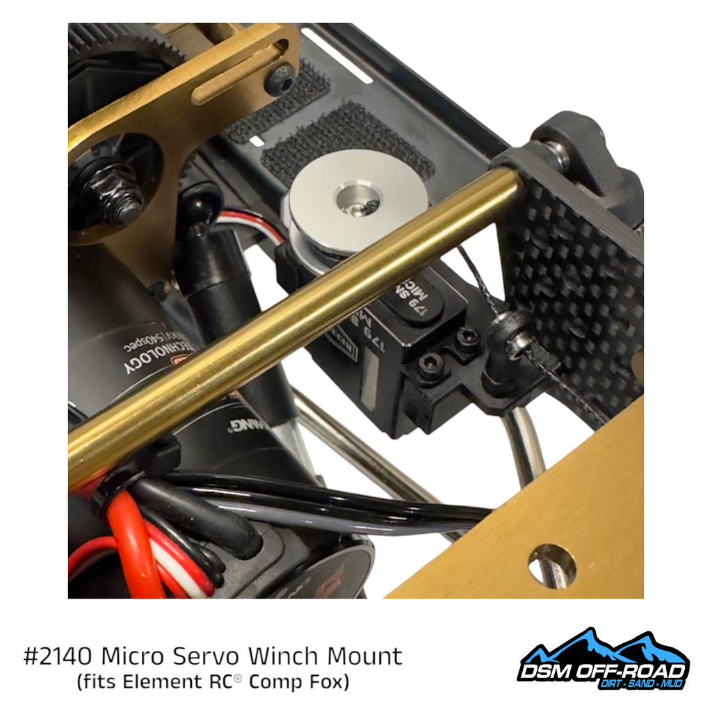 Micro Servo Winch Mount (Fits Element RC® Comp Fox)