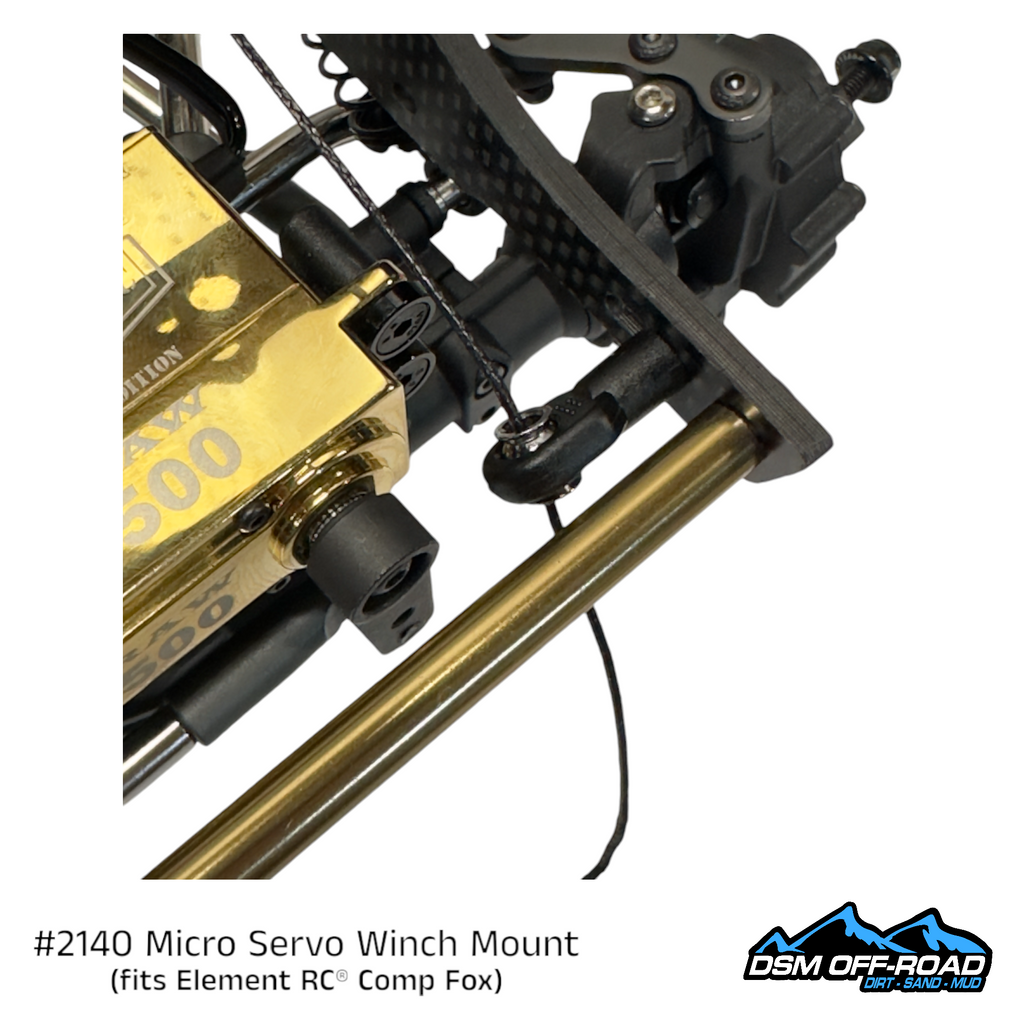 Micro Servo Winch Mount (Fits Element RC® Comp Fox)