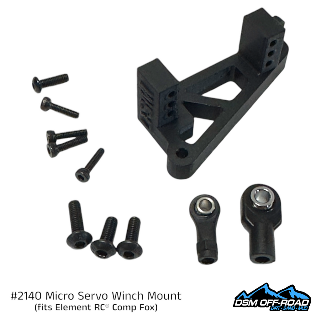 Micro Servo Winch Mount (Fits Element RC® Comp Fox)