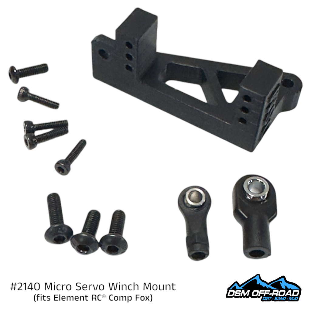 Micro Servo Winch Mount (Fits Element RC® Comp Fox)