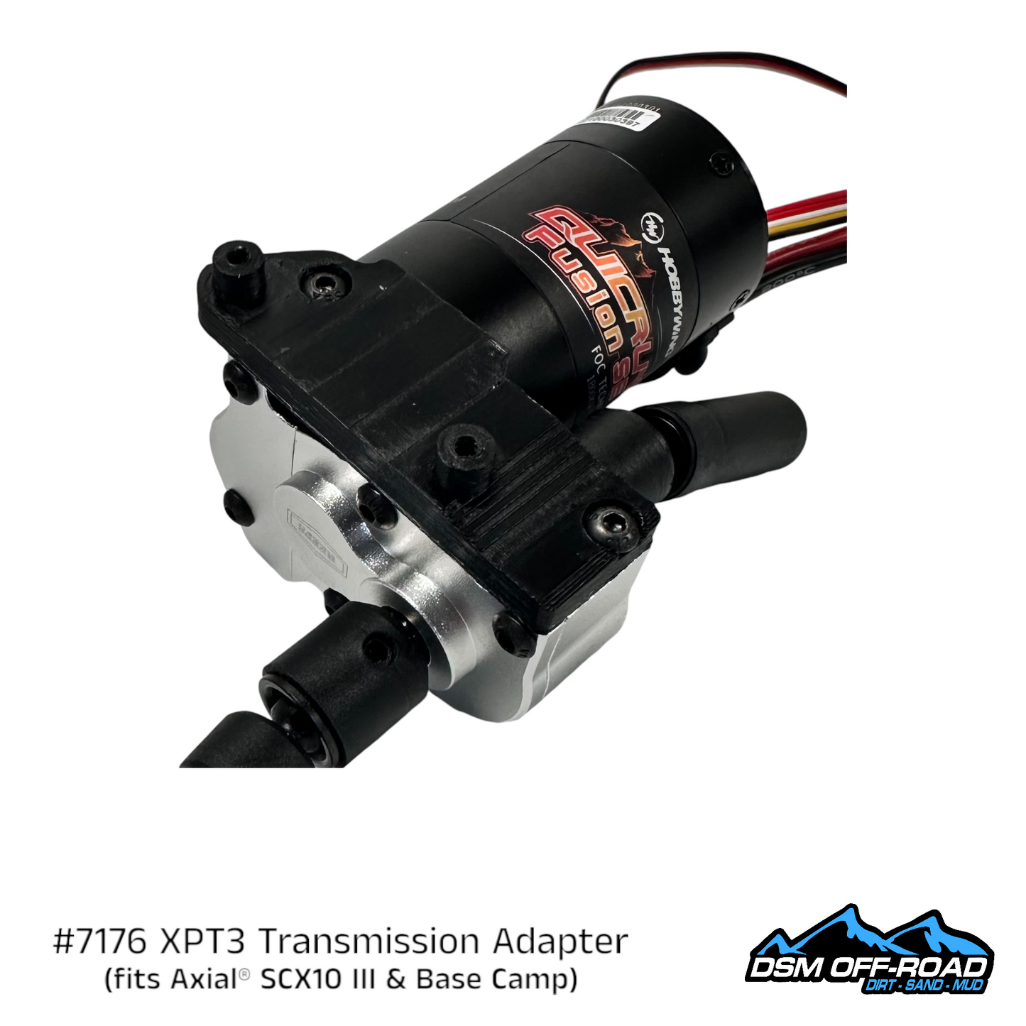Adapter for Reefs RC XPT3 Transmission (for Axial® SCX10 III & Base Camp)