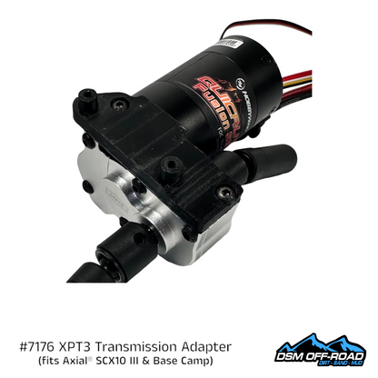 Adapter for Reefs RC XPT3 Transmission (for Axial® SCX10 III & Base Camp)