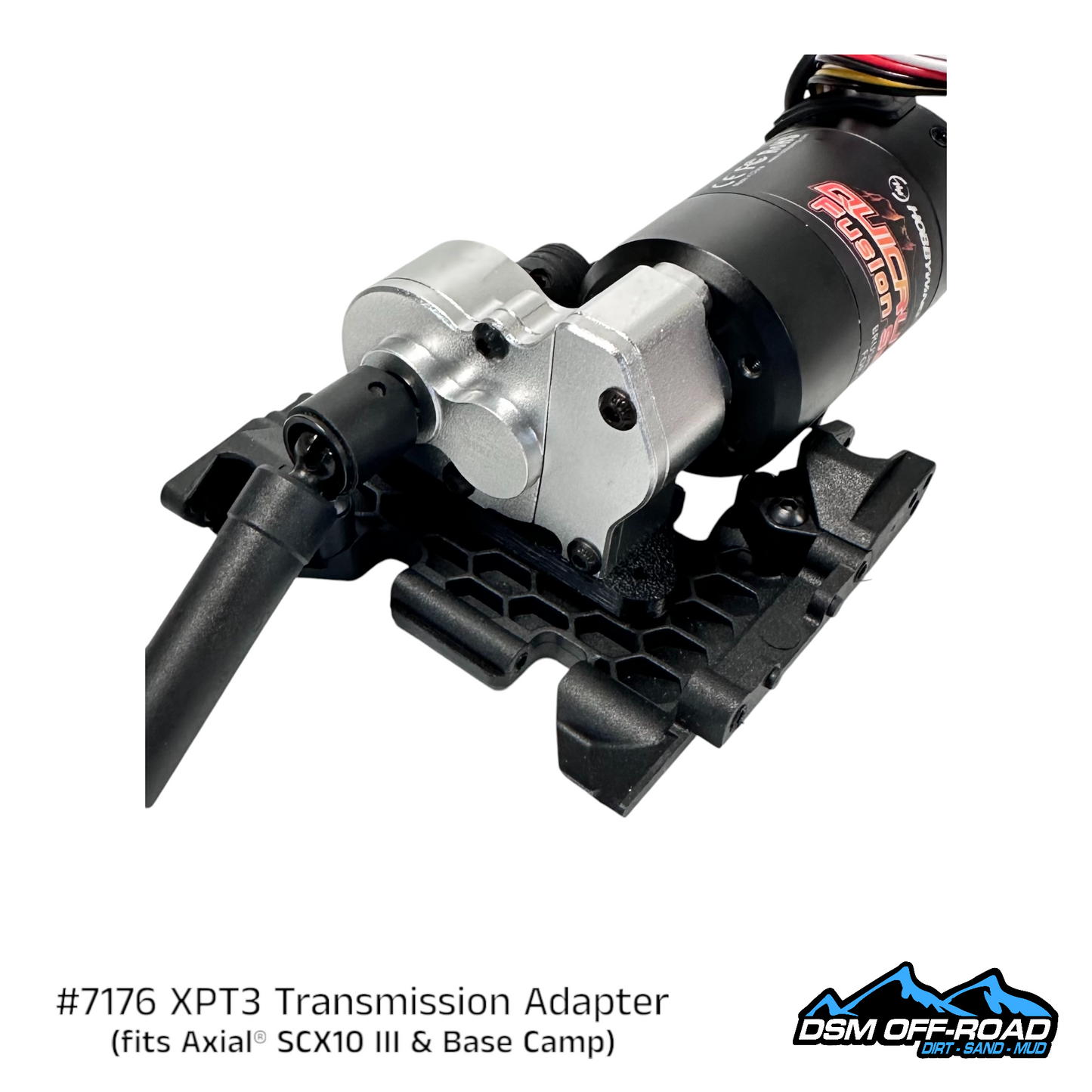 Adapter for Reefs RC XPT3 Transmission (for Axial® SCX10 III & Base Camp)