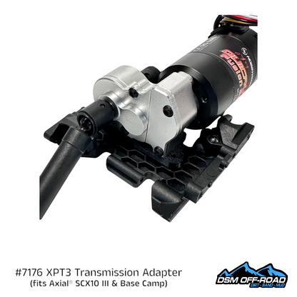 Adapter for Reefs RC XPT3 Transmission (for Axial® SCX10 III & Base Camp)