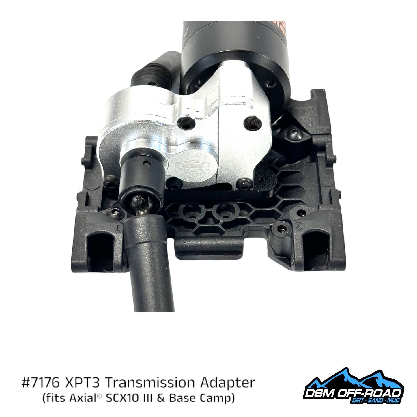 Adapter for Reefs RC XPT3 Transmission (for Axial® SCX10 III & Base Camp)