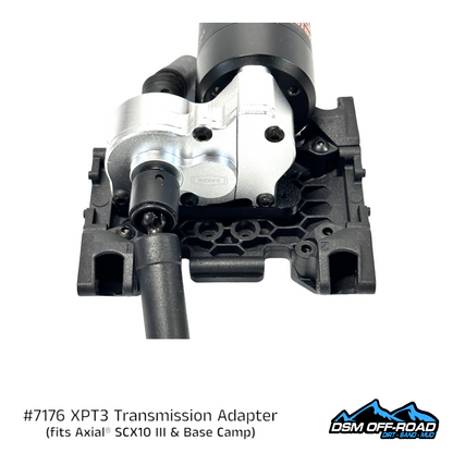 Adapter for Reefs RC XPT3 Transmission (for Axial® SCX10 III & Base Camp)