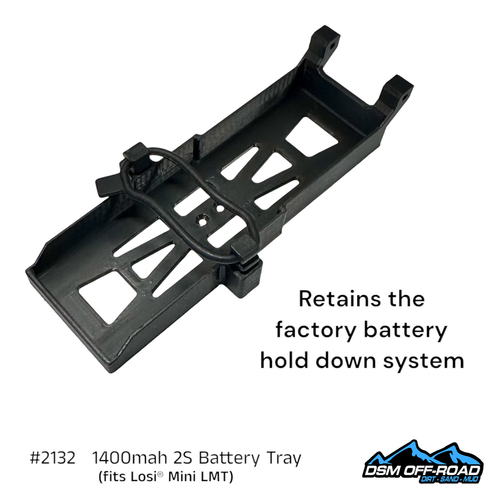 1400mah Battery Tray (Fits Losi® Mini LMT)