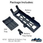 1400mah Battery Tray (Fits Losi® Mini LMT)