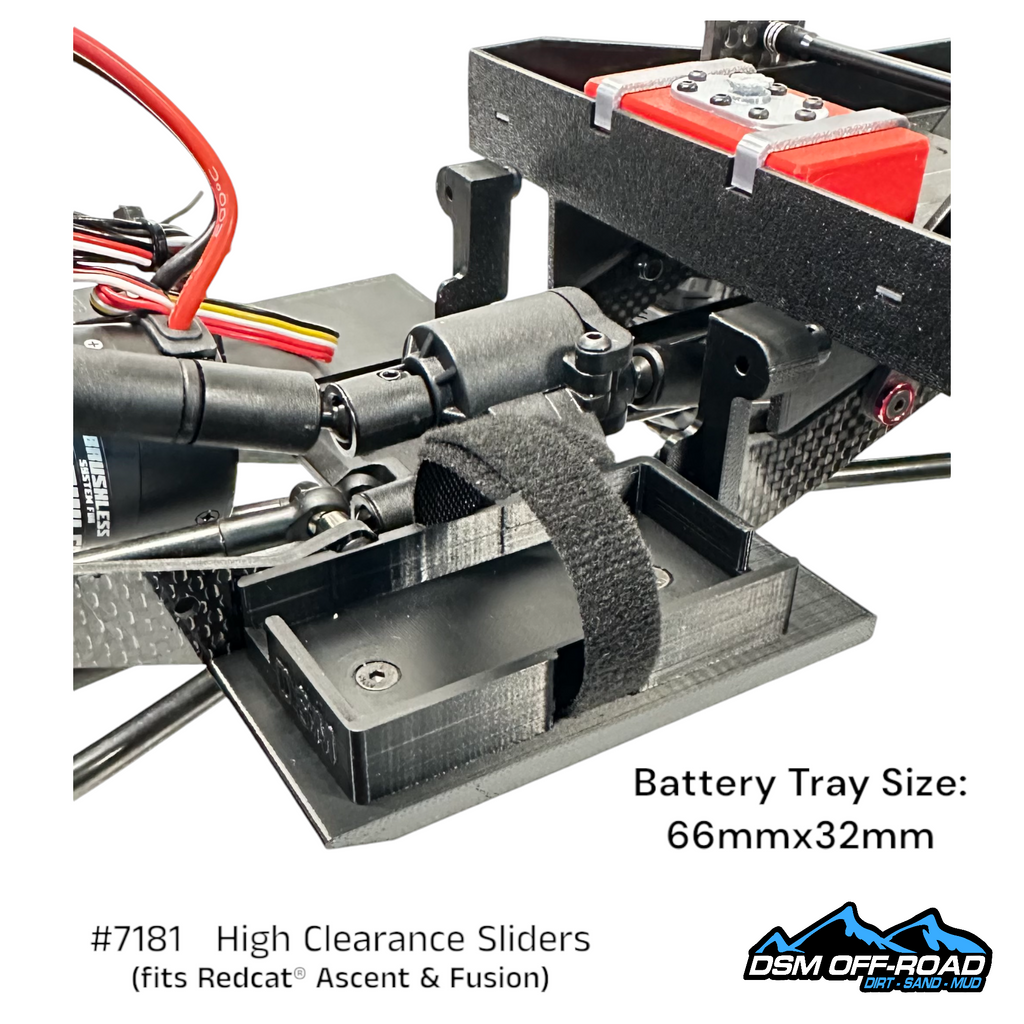 #7181 High Clearance Sliders with Cab Mounts (for Redcat® Ascent)
