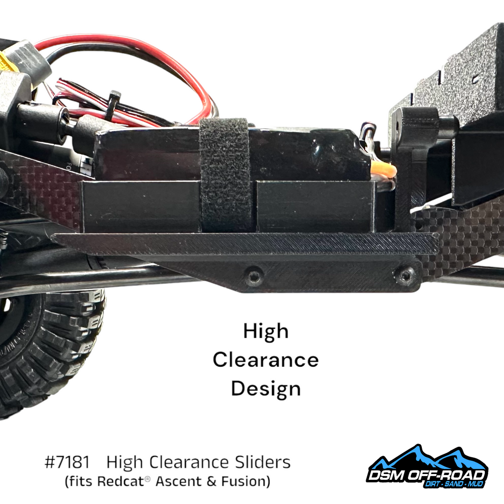 #7181 High Clearance Sliders with Cab Mounts (for Redcat® Ascent)