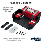 Scale Bed with Fuel Cell & Batteries (Fits Vanquish® H10 Optic)