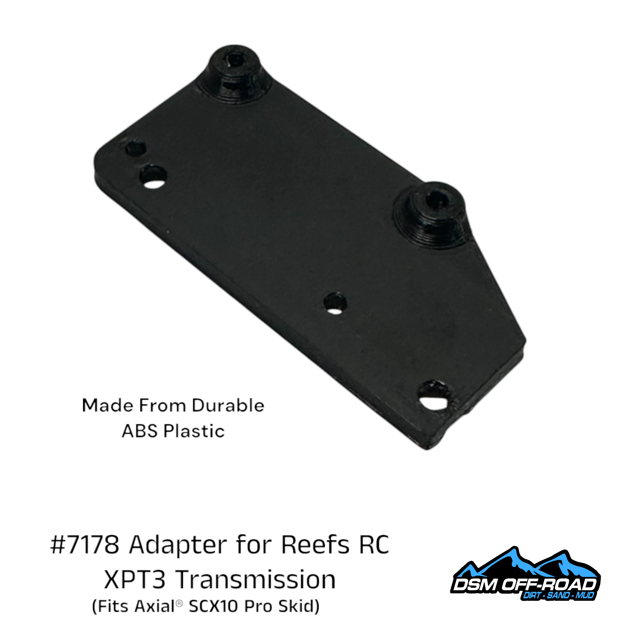 Adapter for Reefs RC XPT3 Transmission (for Axial® SCX10 Pro Skid)