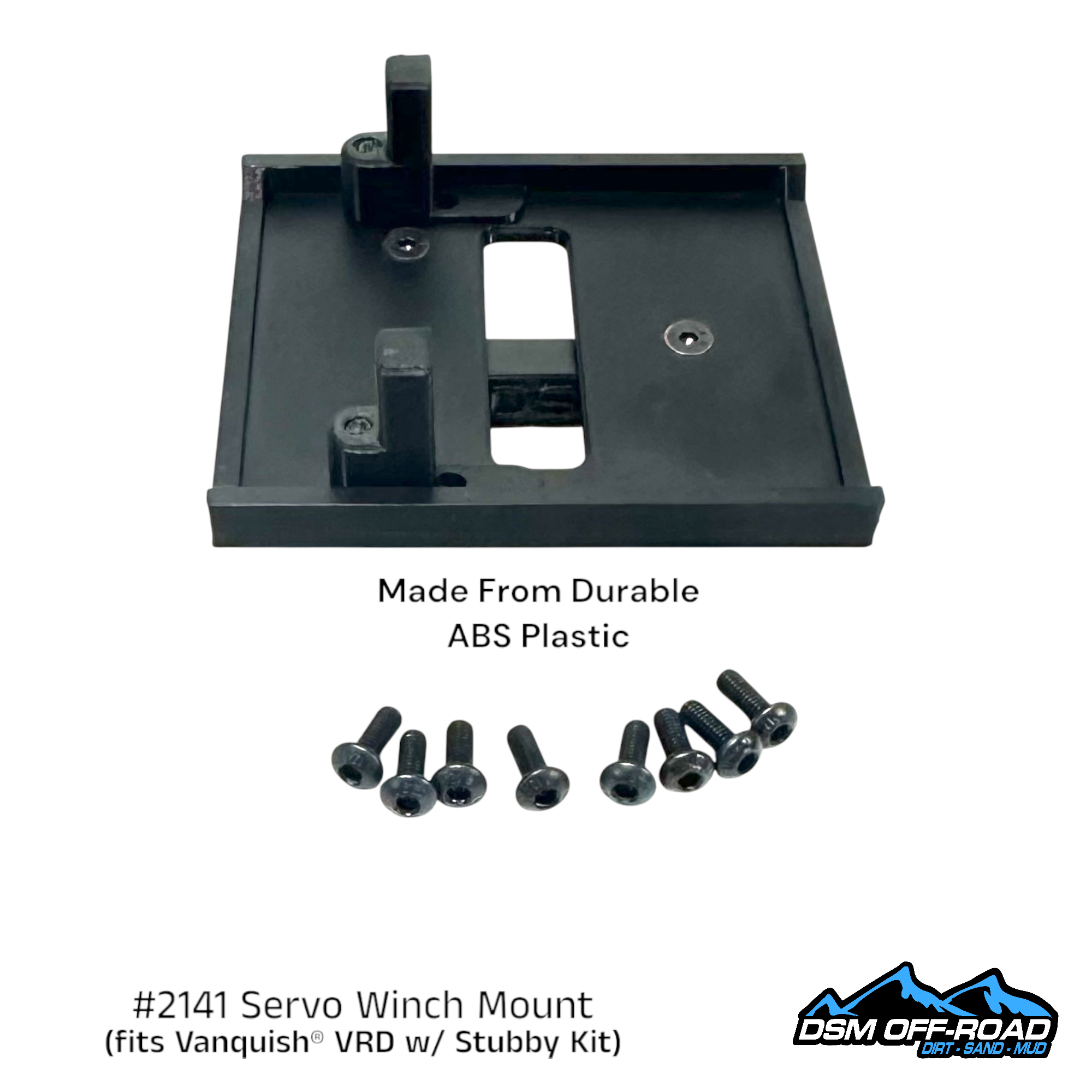 Full Size Servo Winch Mount (fits Vanquish® VRD w/ Stubby Kit)