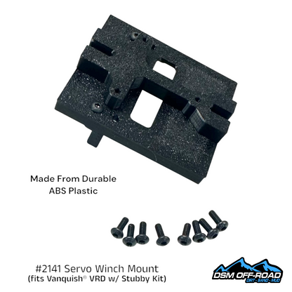 Servo Winch Mount (fits Vanquish® VRD w/ Stubby Kit)
