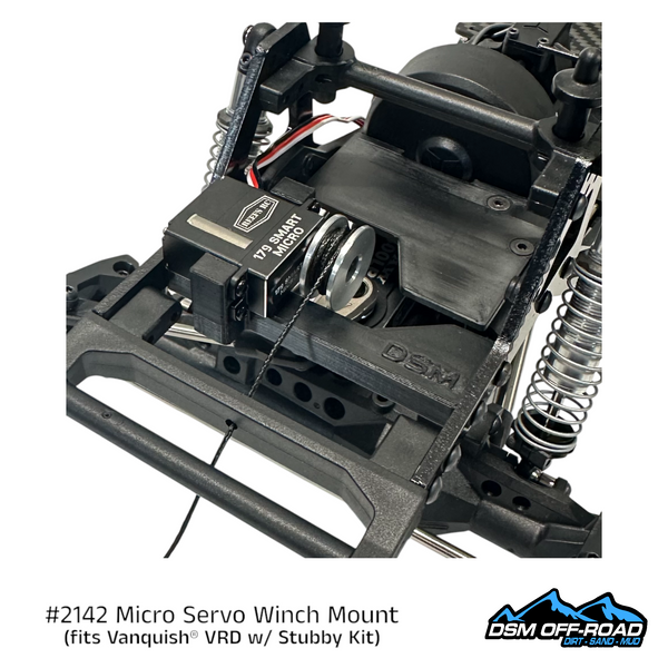 Micro Servo Winch Mount (for Vanquish® VRD w/ Stubby Kit)