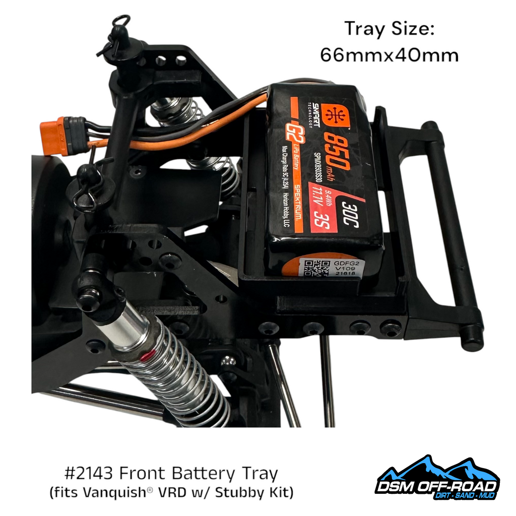 Small Front Battery Tray (Fits Vanquish® VRD with Stubby Kit)
