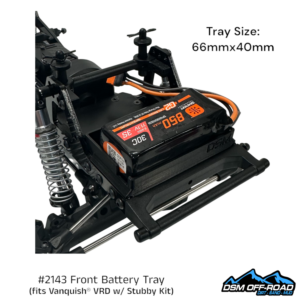 Small Front Battery Tray (Fits Vanquish® VRD with Stubby Kit)