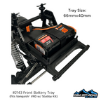 Small Front Battery Tray (Fits Vanquish® VRD with Stubby Kit) (STL File)