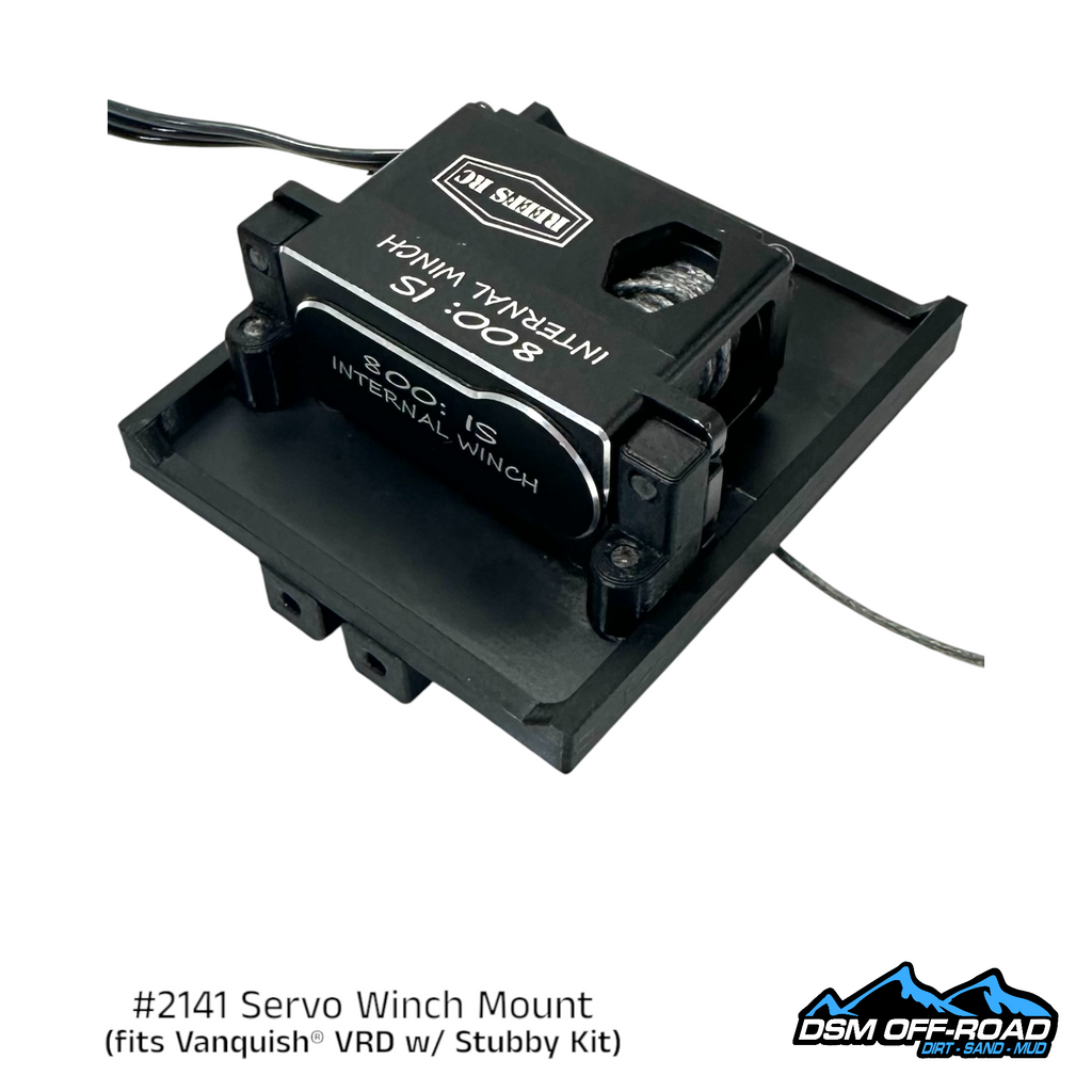Full Size Servo Winch Mount (fits Vanquish® VRD w/ Stubby Kit)