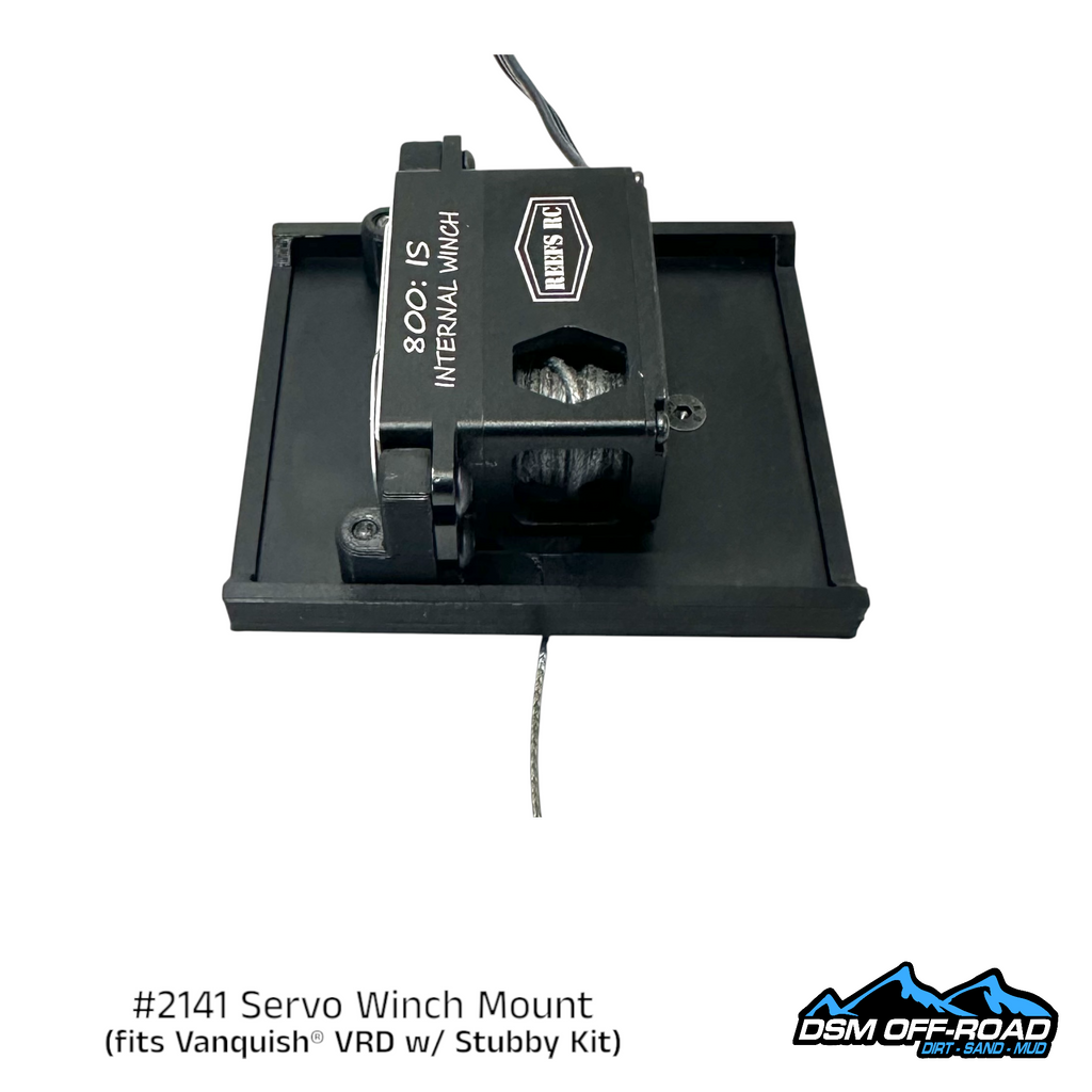 Full Size Servo Winch Mount (fits Vanquish® VRD w/ Stubby Kit)