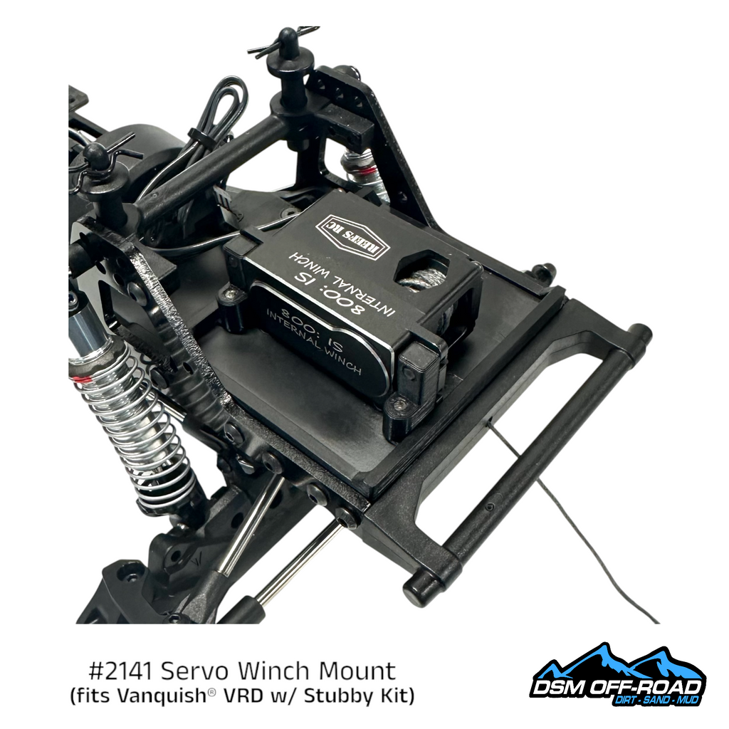 Full Size Servo Winch Mount (fits Vanquish® VRD w/ Stubby Kit)