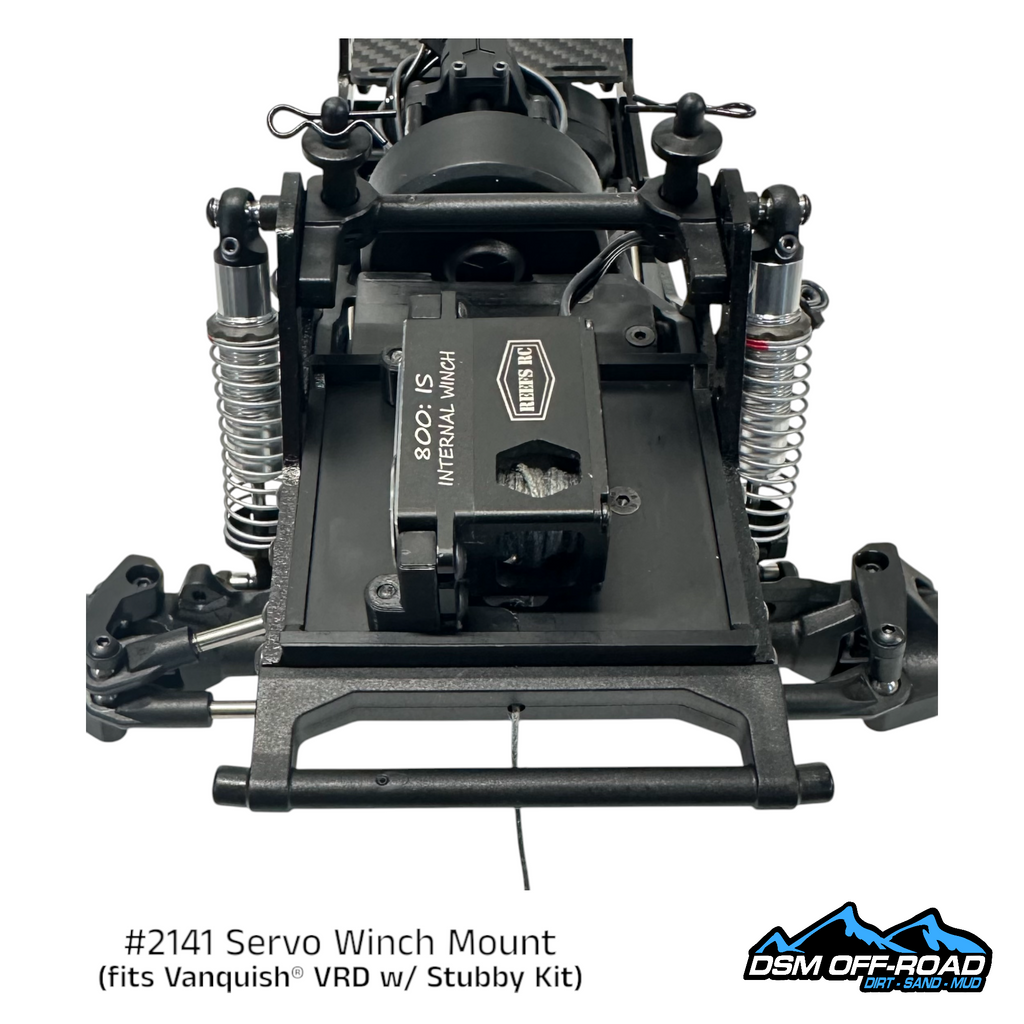 Full Size Servo Winch Mount (fits Vanquish® VRD w/ Stubby Kit)