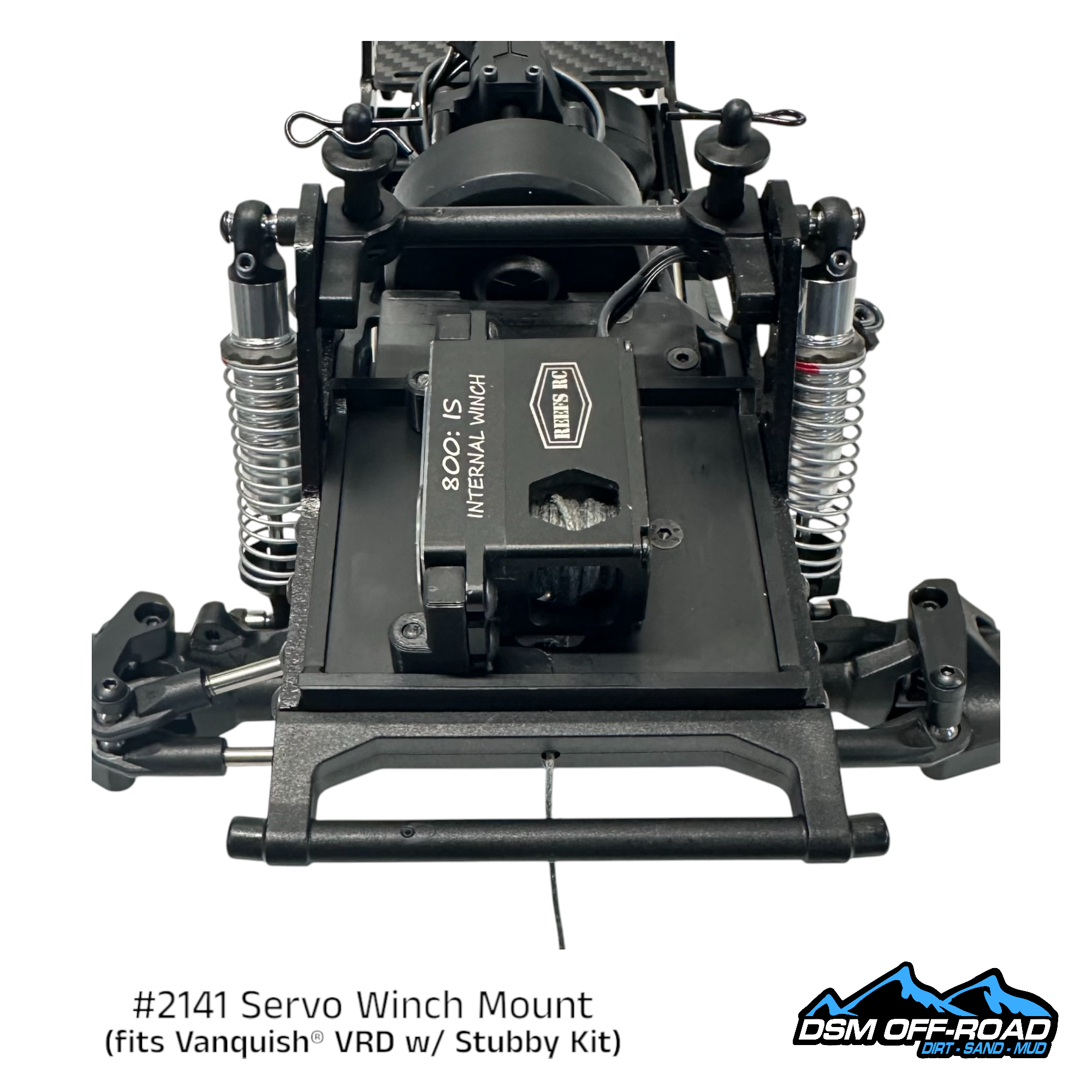Full Size Servo Winch Mount (fits Vanquish® VRD w/ Stubby Kit)