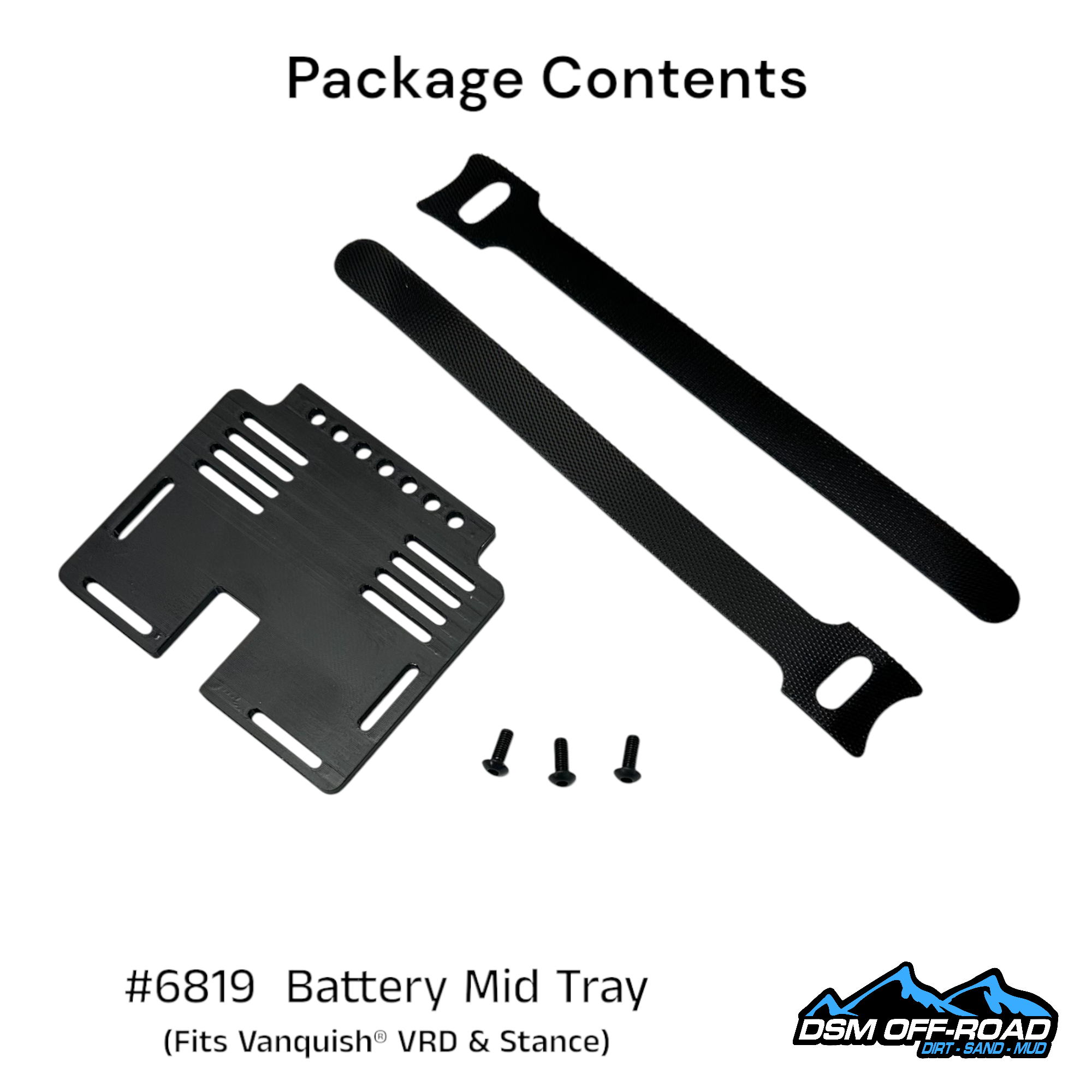 Battery Mid Tray (Fits Vanquish® VRD & Stance)