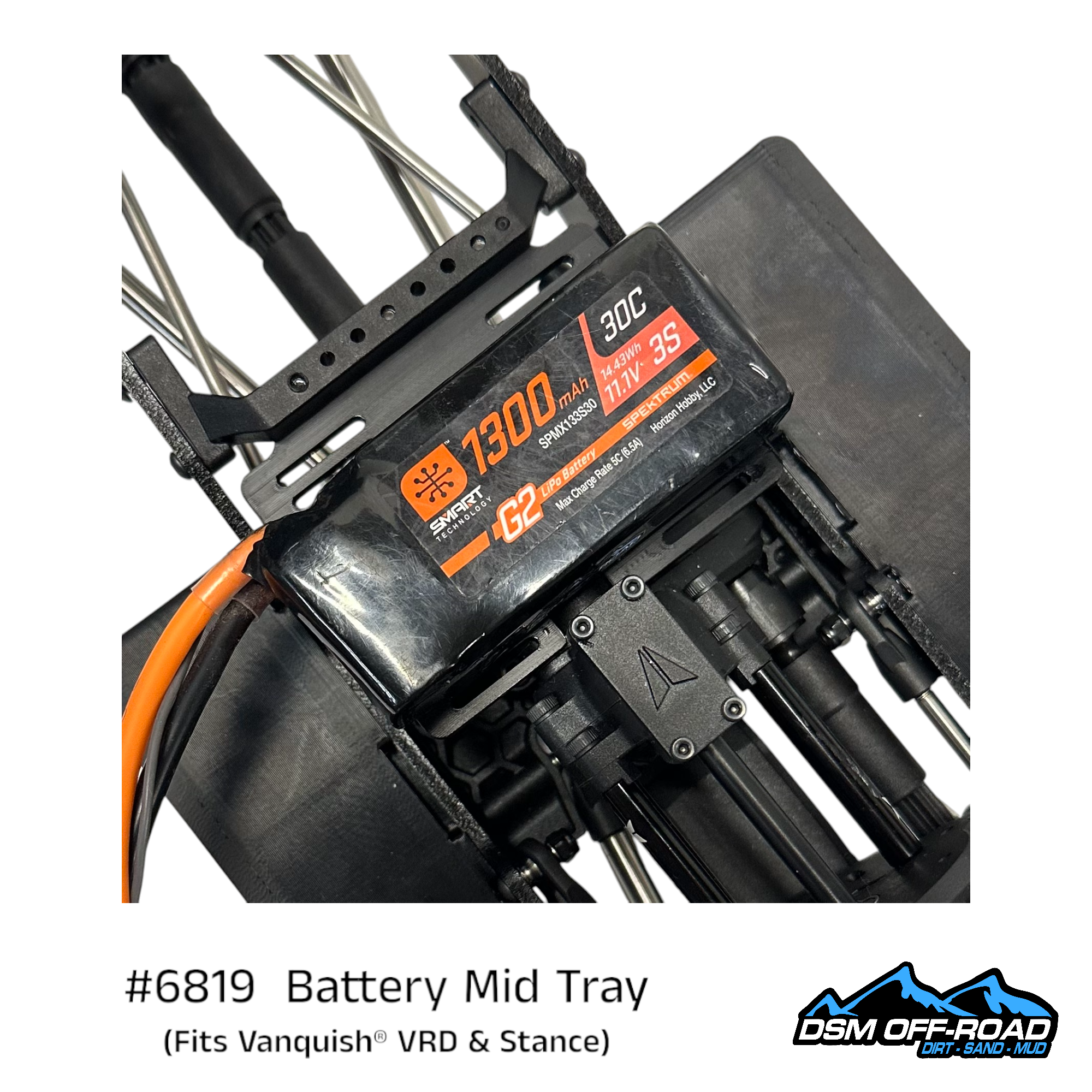 Battery Mid Tray (Fits Vanquish® VRD & Stance)