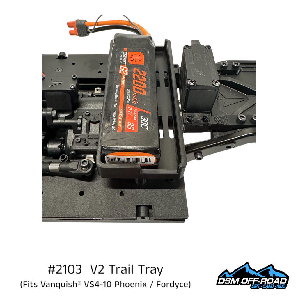 Trail Series Battery Tray (Fits Vanquish® VS4-10, Phoenix, Fordyce)