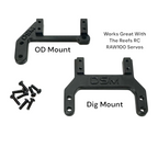 DIG & OD Mounts for Reefs® RAW100 Servos (Fits Vanquish® VS4-10 w/ VFD Twin)