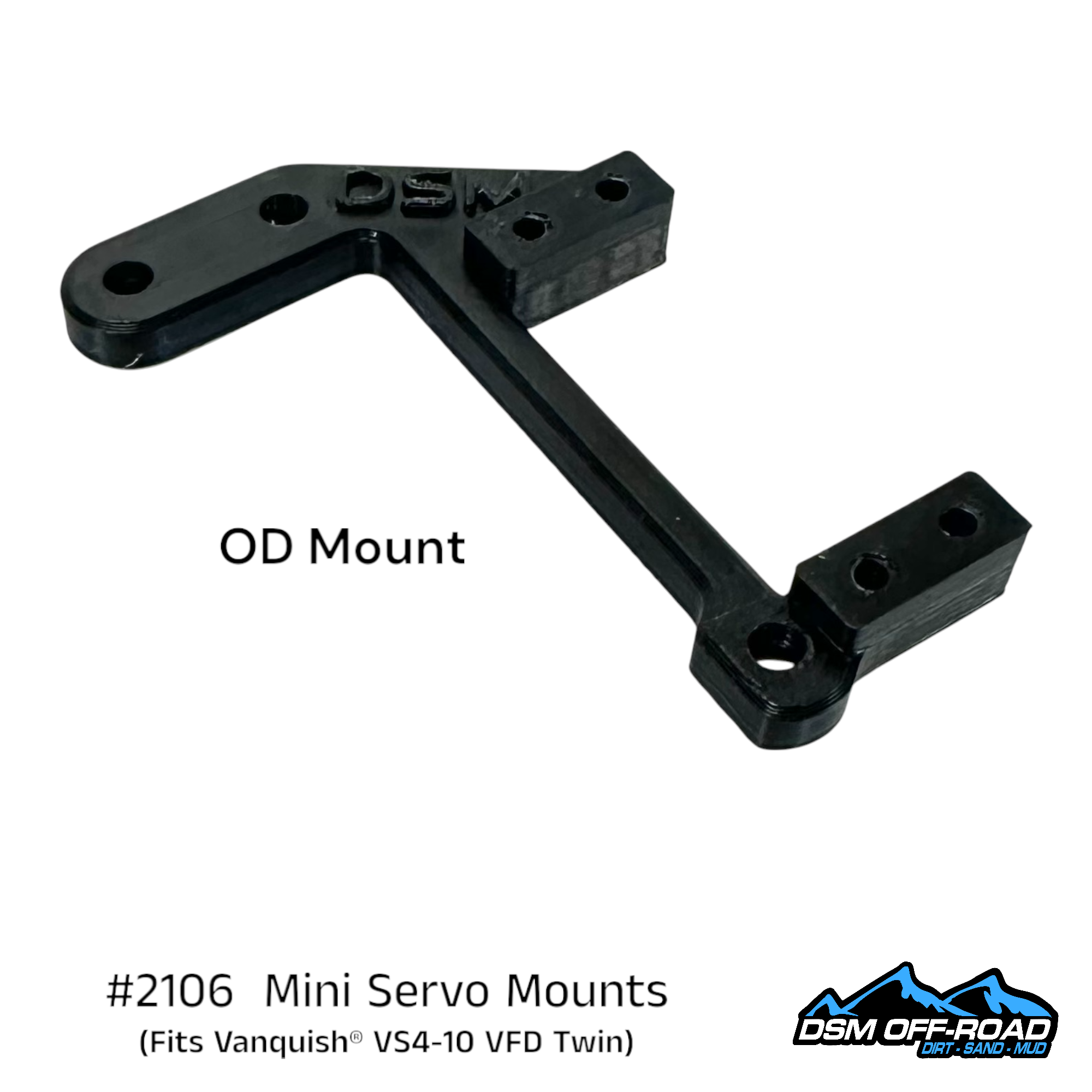 Mini Servo Mounting Kit (Fits Vanquish® VS4-10 w/ VFD Twin)