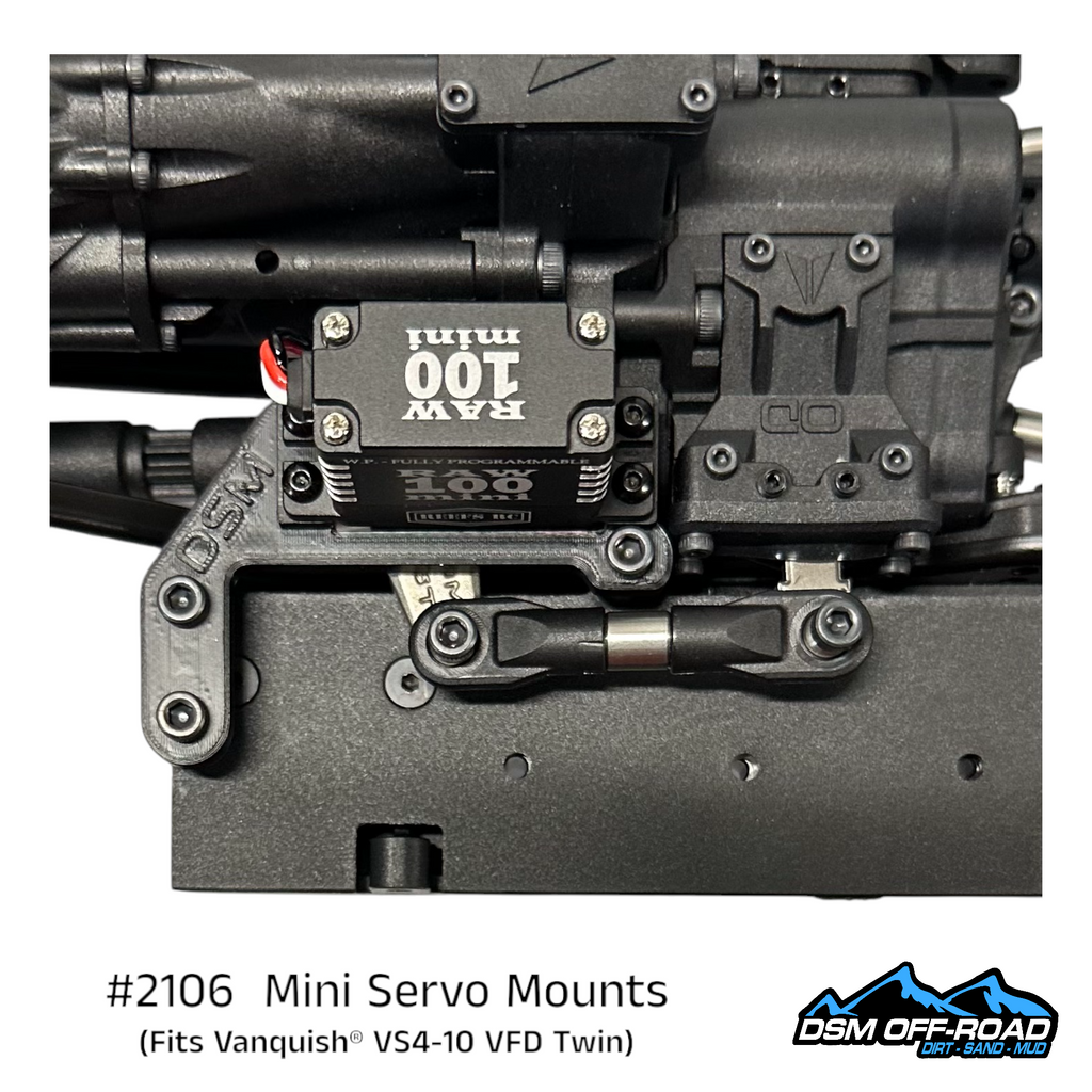 #2106 Mini Servo Mounting Kit (Fits Vanquish® VS4-10 w/ VFD Twin)