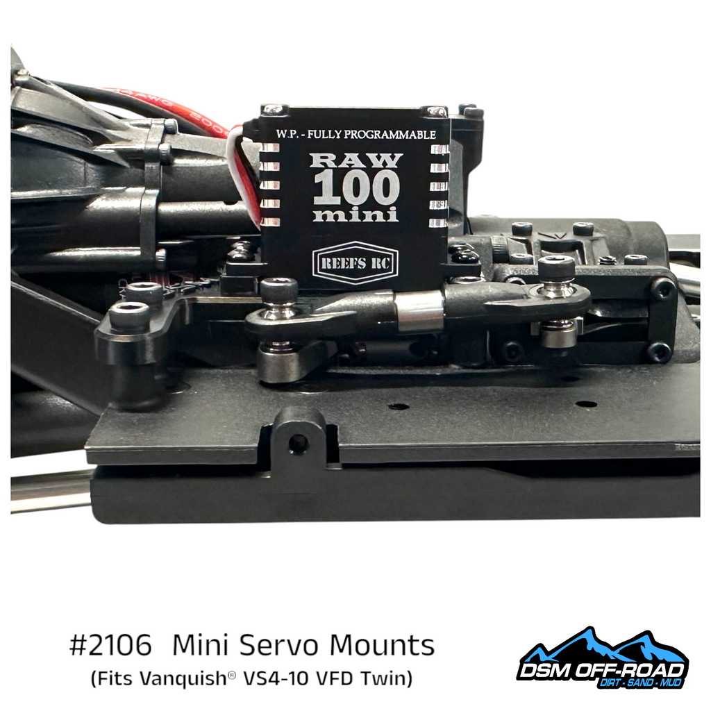 #2106 Mini Servo Mounting Kit (Fits Vanquish® VS4-10 w/ VFD Twin)