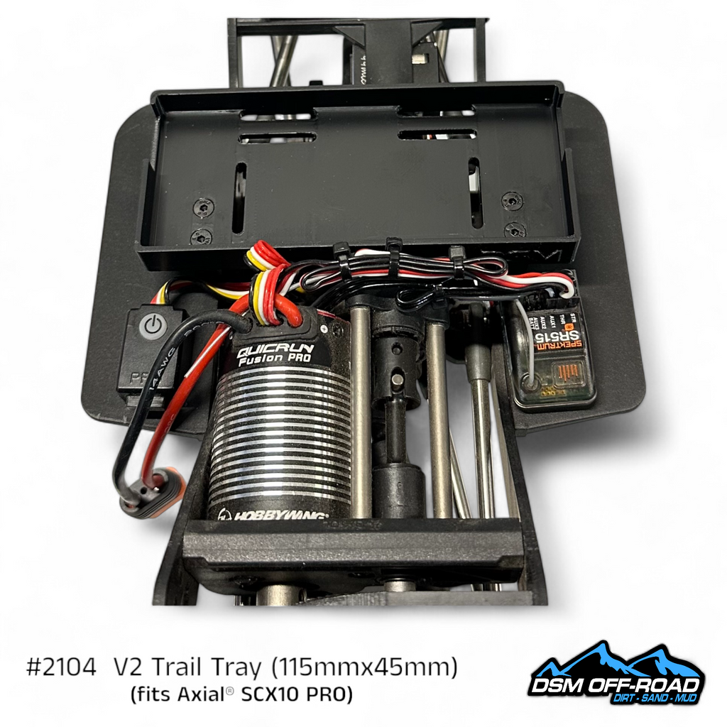 Trail Series Battery Tray (fits Axial® SCX10 Pro)
