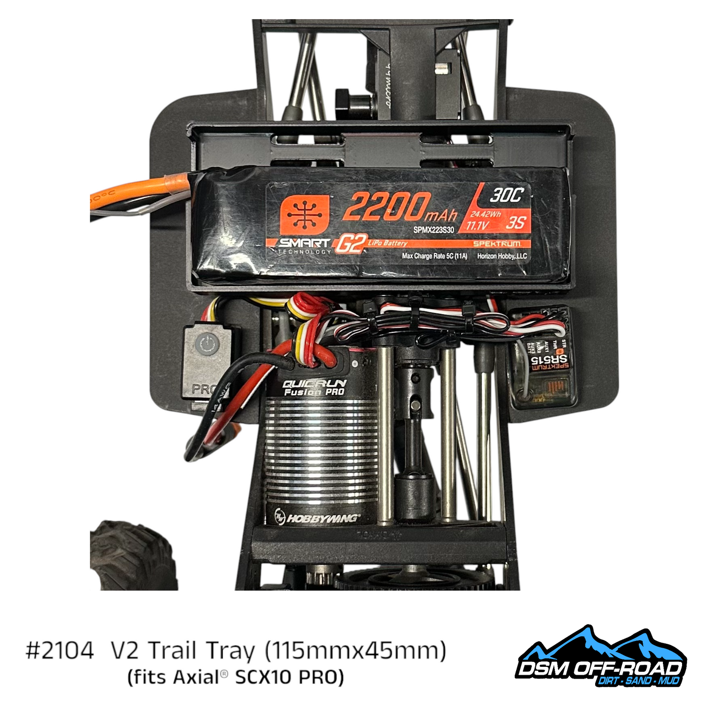 V2 Trail Tray (fits Axial® SCX10 Pro)